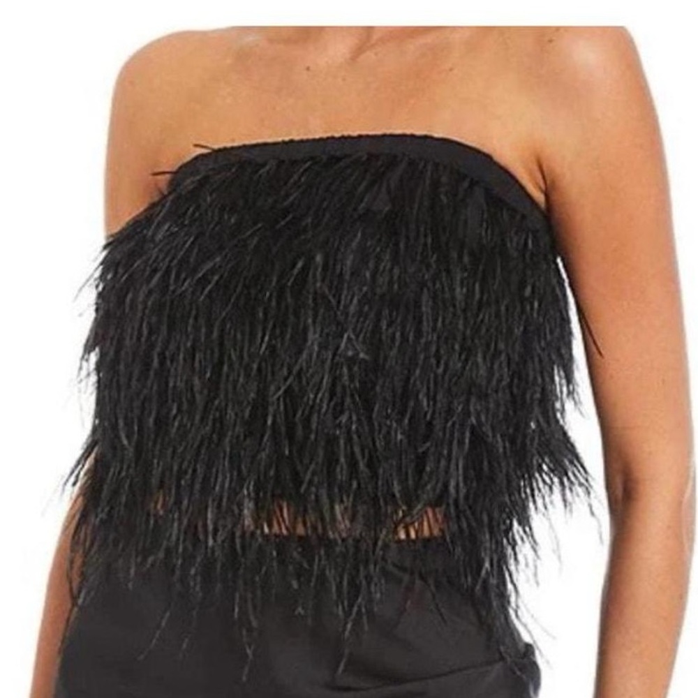 Gianni Bini Feather Crop Top - Worn Once
